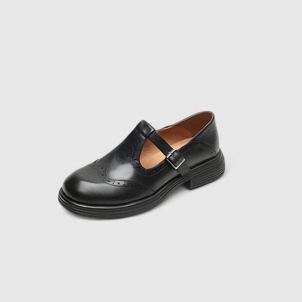 NEW never worn classic premium leather Mary Janes, non-slip sz 9.5 - Picture 2 of 6
